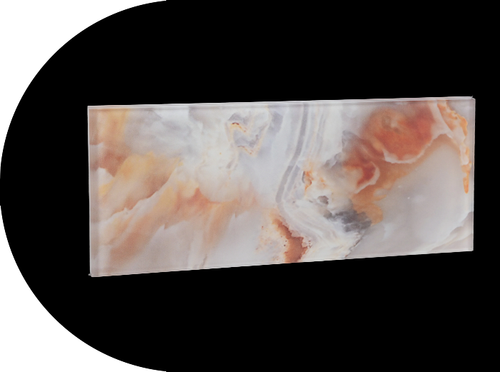 Мраморное перегородочное стекло